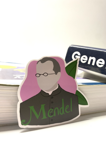 Gregor Mendel Sticker