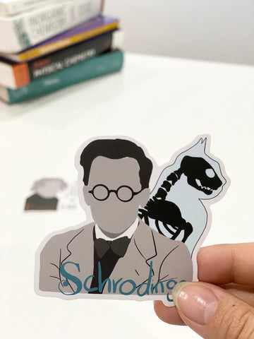 Erwin Schrödinger Sticker